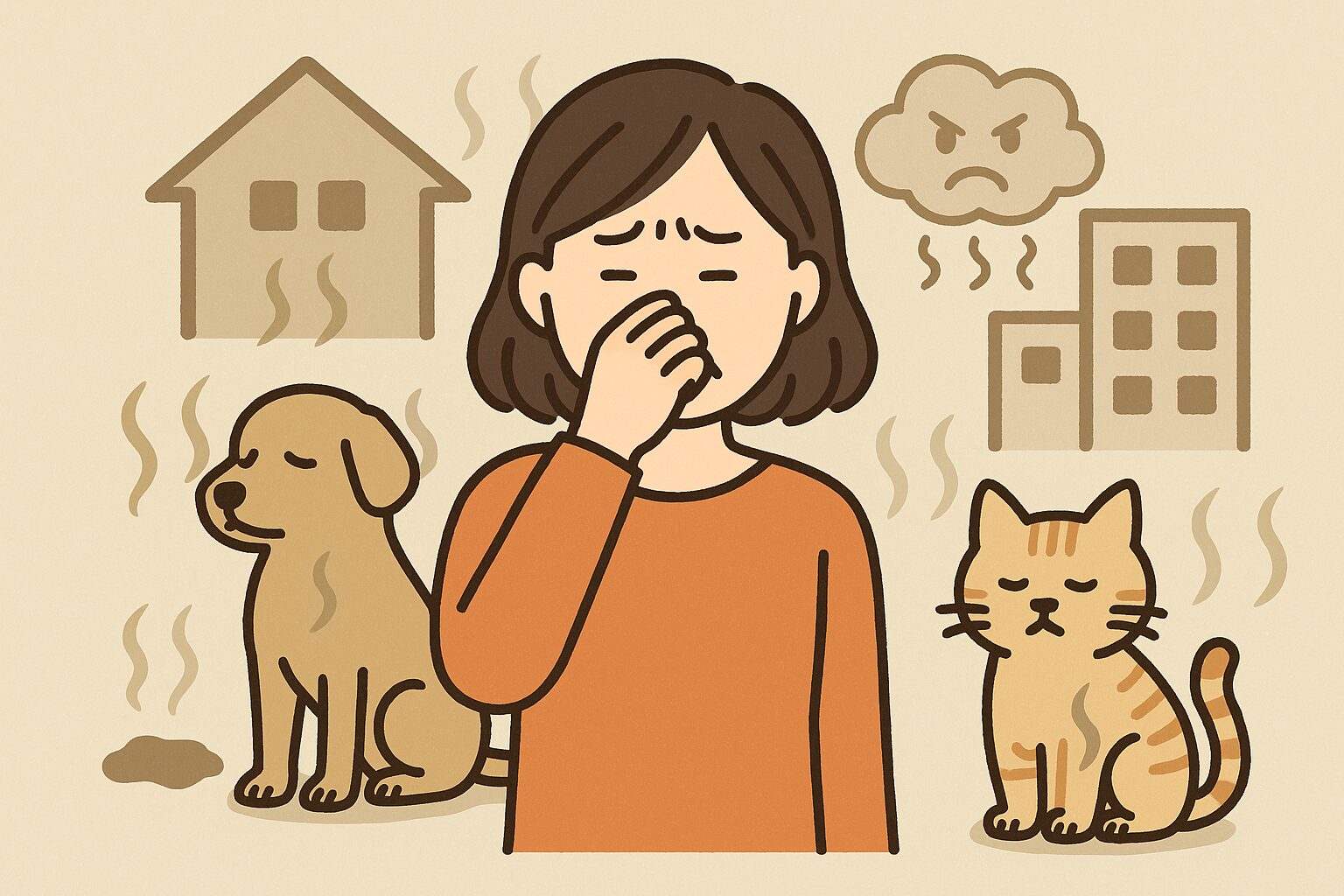 多頭飼育の犬猫による悪臭問題──根本から解決するために